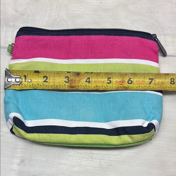 Thirty-one Mini Zipper Pouch Purse Cosmetic Bag in "Preppy Pop" - Picture 3 of 6